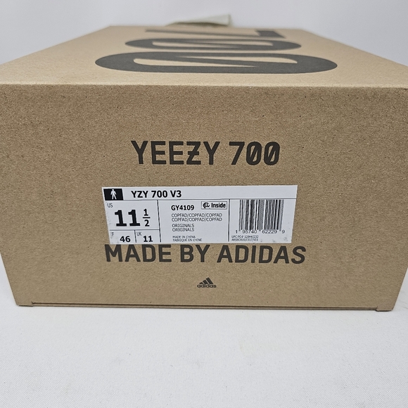 New Yeezy‎ Boost 700 V3 Adidas Copper Fade Men\'s Size US 11.5 Brown Orange Grey. main image 7